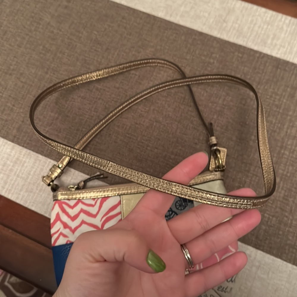 Coach Patchwork Gold Crossbody - image 4